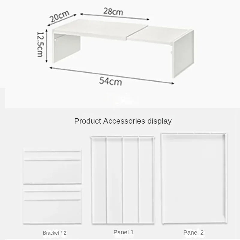 eprolo kitchen cupboard organizer with retractable shelf and spice rack for efficient cabinet storage and easy access