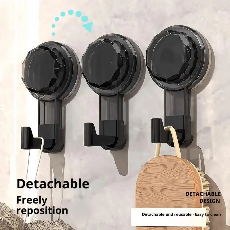 Heavy-duty eprolo suction cup hooks for robes and towels, traceless design with strong grip and versatile wall mounting.