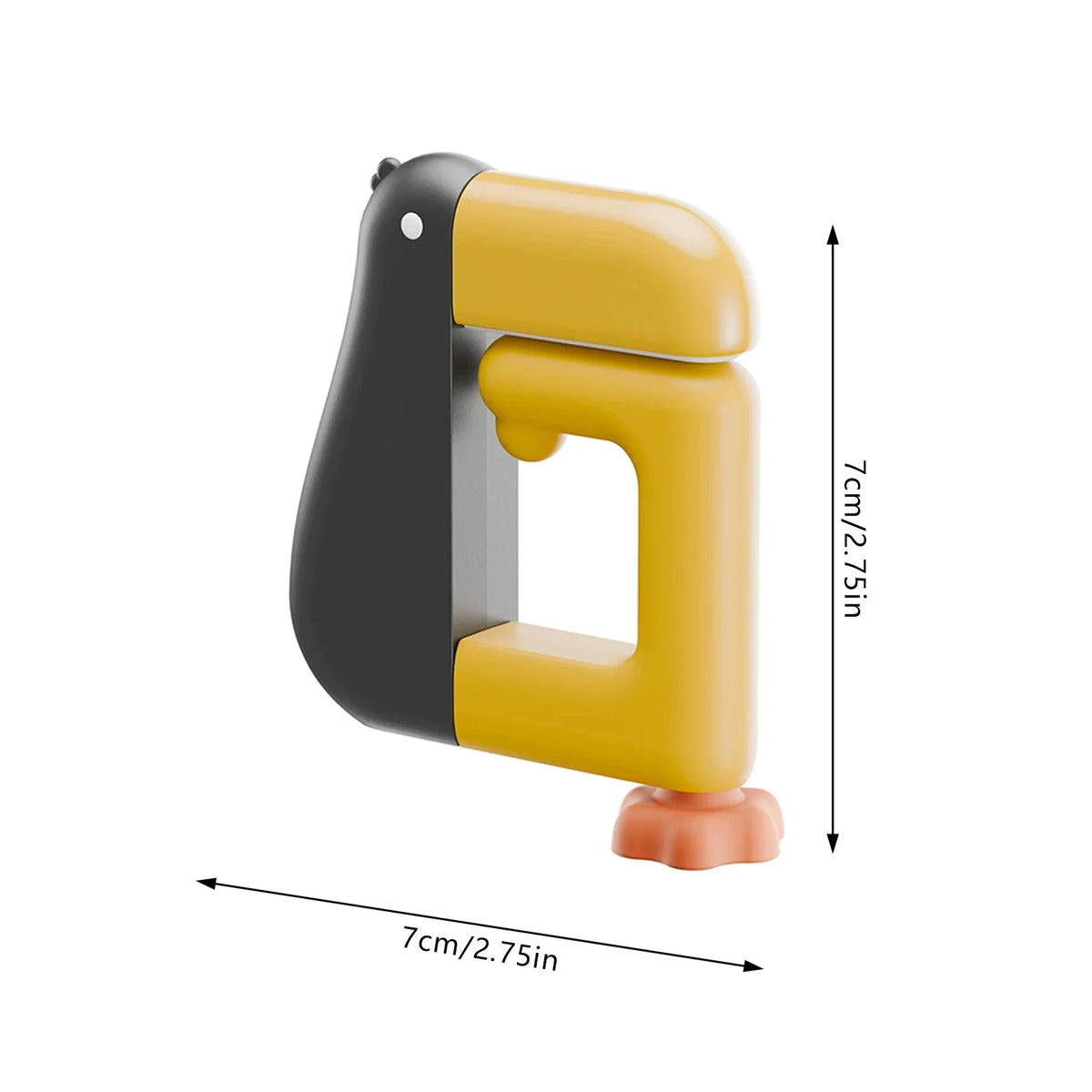Cute duck-shaped desk side backpack hook by eprolo, multifunctional bookbag hook for organizing bags and accessories.