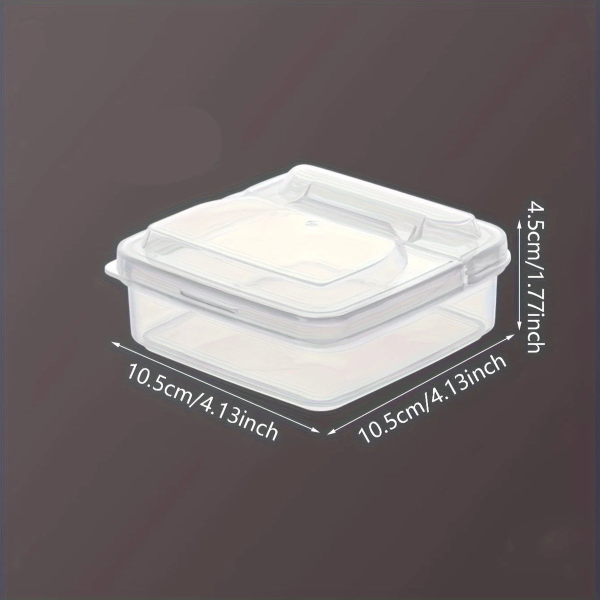 Two transparent Eprolo cheese storage boxes for refrigerator, designed for storing butter and cheese neatly.