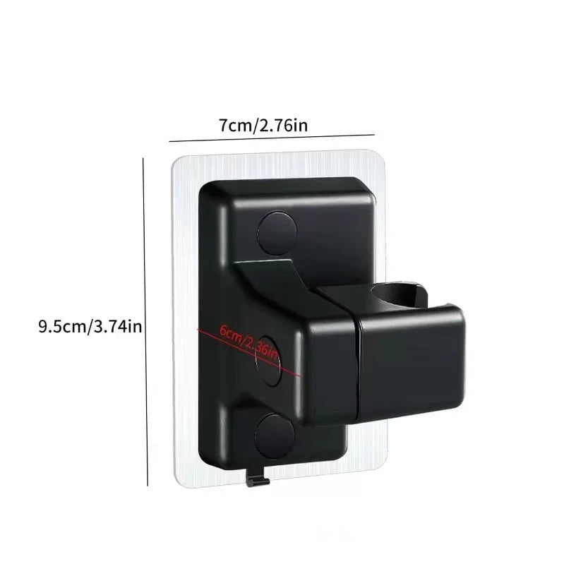 Universal Shower Head Holder Adjustable Wall Mounted Shower Holder Self