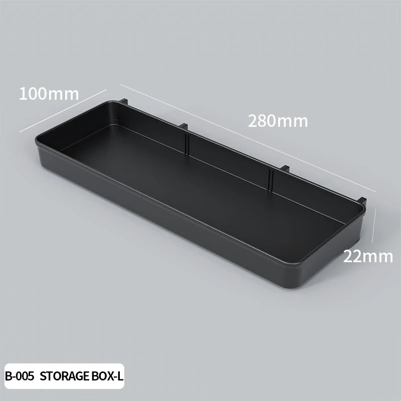eprolo pegboard combination desktop storage kit with vertical and clip-type pegboard for organizing workspace tools