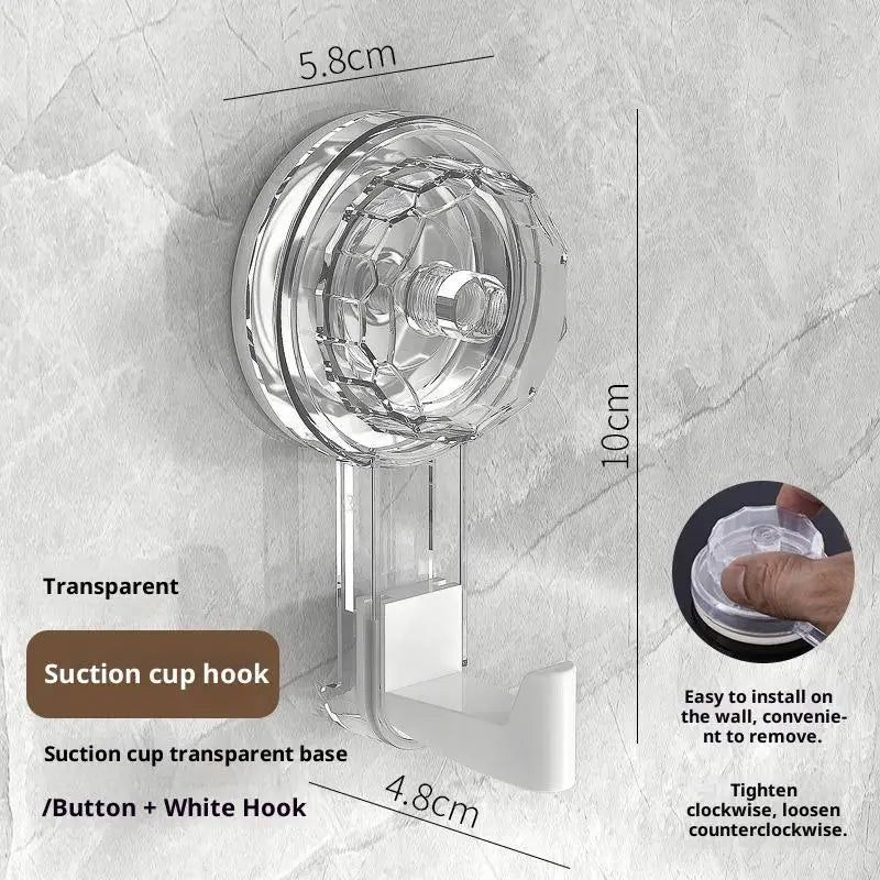 Heavy-duty eprolo suction cup hooks for robes and towels, traceless and strong for versatile bathroom or kitchen use.
