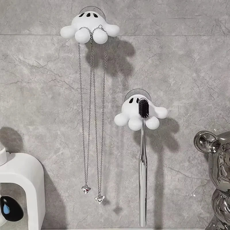 Toothbrush holder Mickey Palm cute bathroom towel suction cup multi-function hook