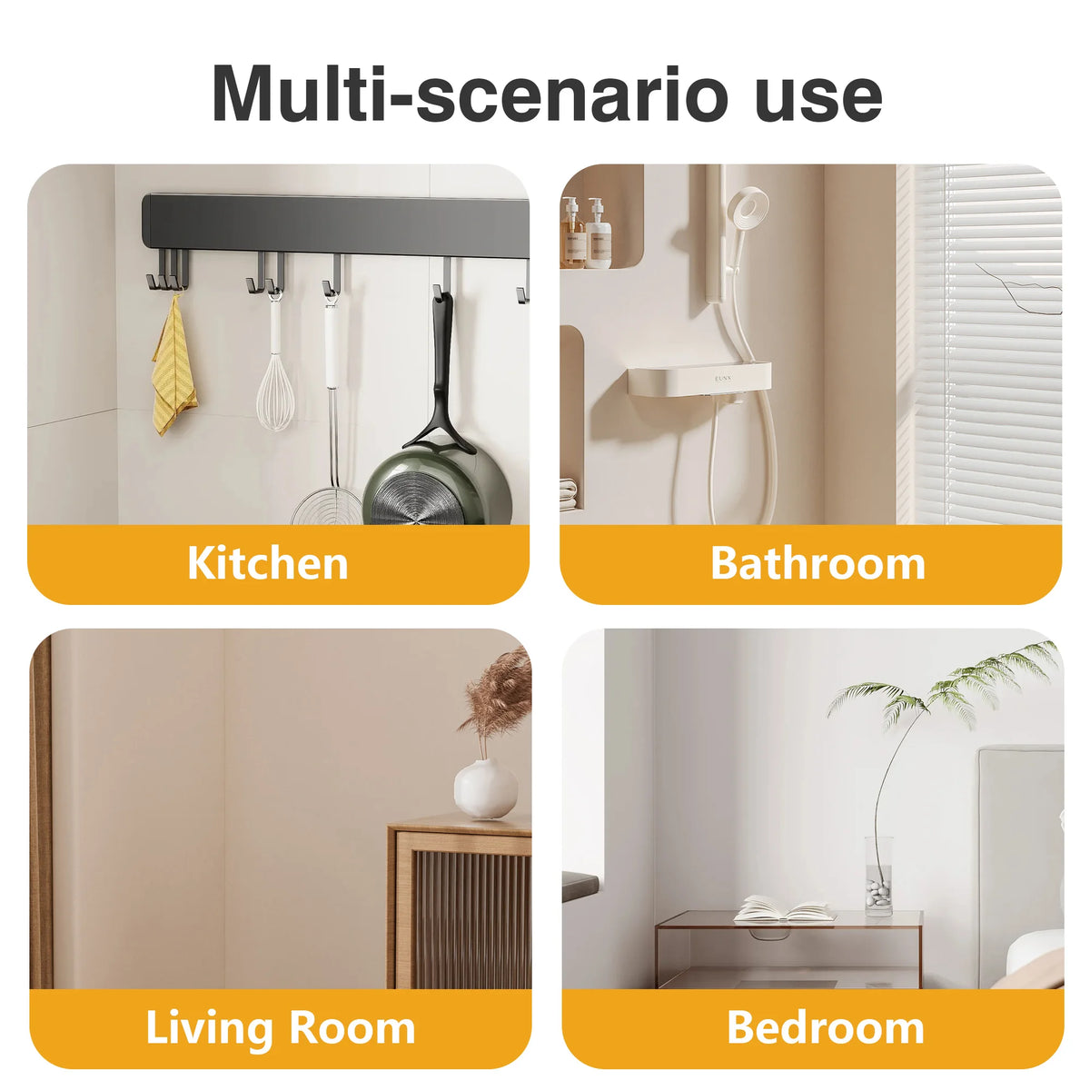 Eprolo triangle bathroom shelf with no-drill design, wall-mounted washbasin stand, modern no-drill bathroom storage.