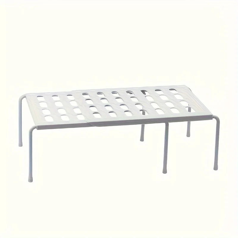 Adjustable eprolo plastic shoe rack with multiple tiers for space-saving storage and organized shoe display.