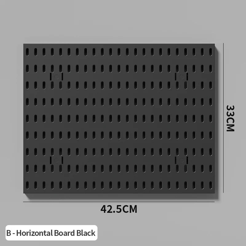 eprolo home and office desktop pegboard with height-adjustable standing storage rack on a clean workspace.