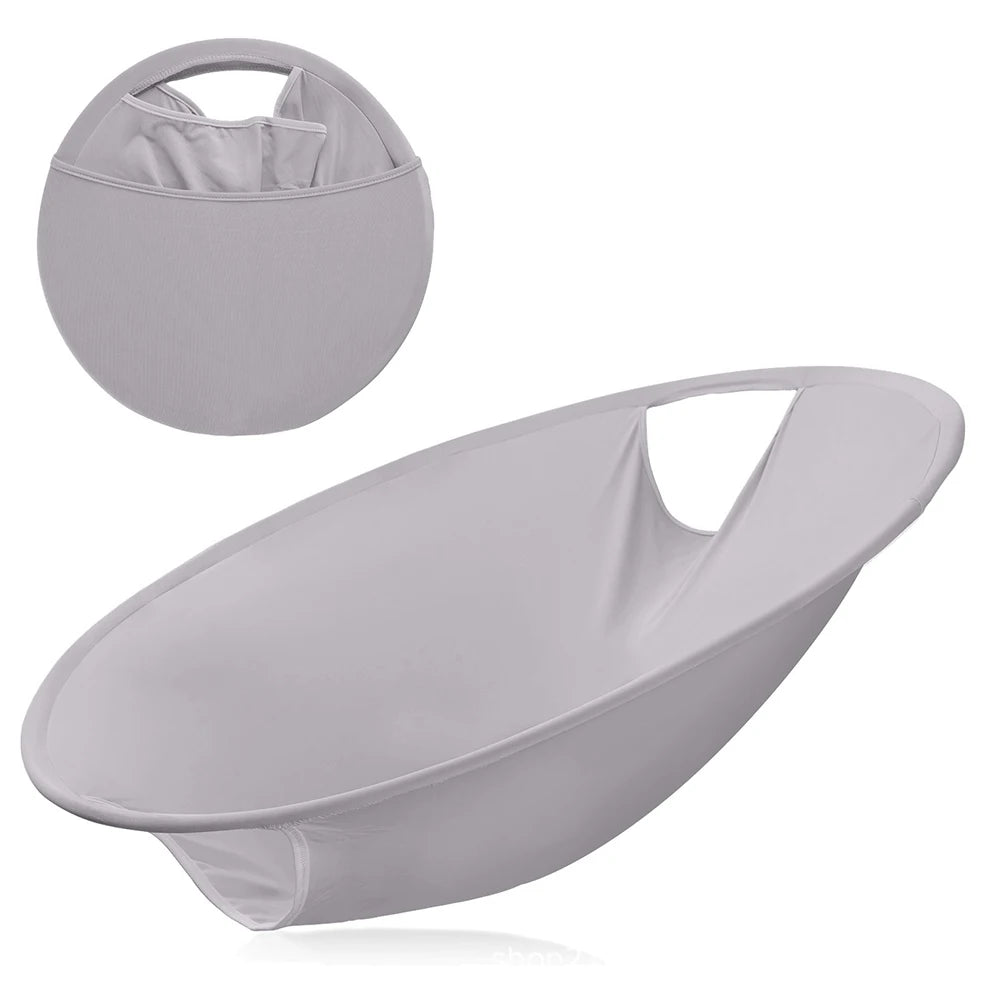 Foldable laundry hamper by eprolo featuring a portable dirty clothes storage basket with handles for easy carrying.