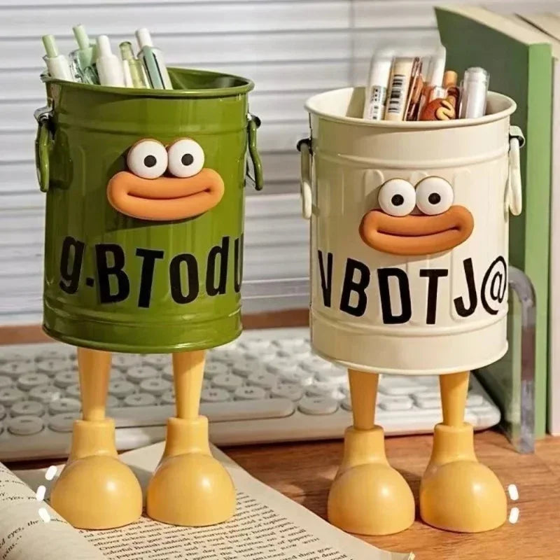Eprolo cartoon pen and pencil holder organizer in simple storage design, ideal for desk or workspace organization.
