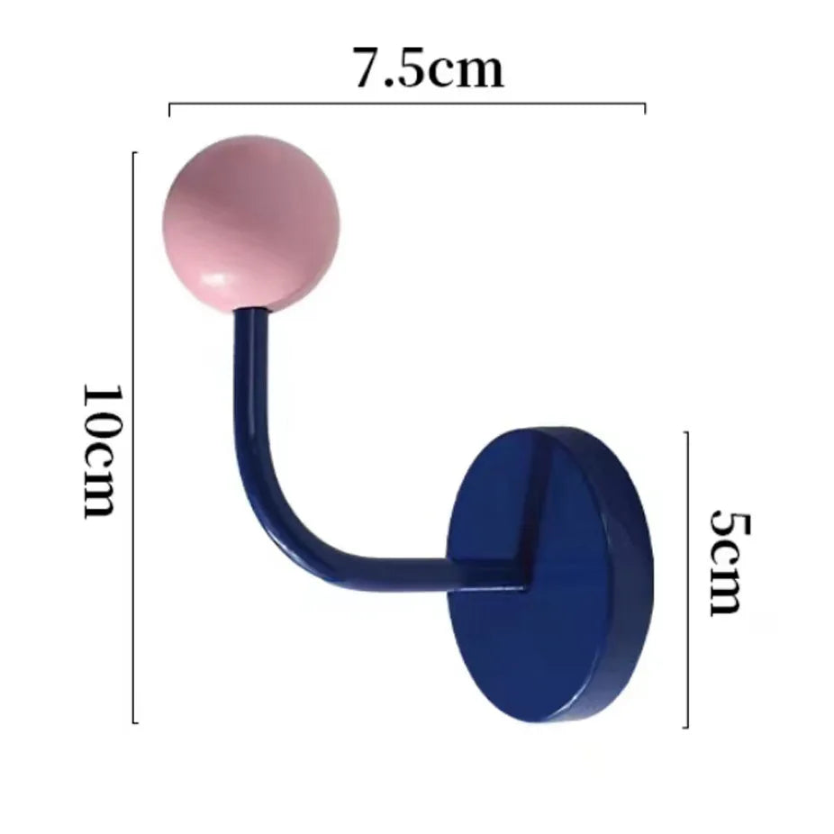 Eprolo non-perforated magnetic hook for bathroom and kitchen, strong, seamless, and ideal for organizing metal surfaces.