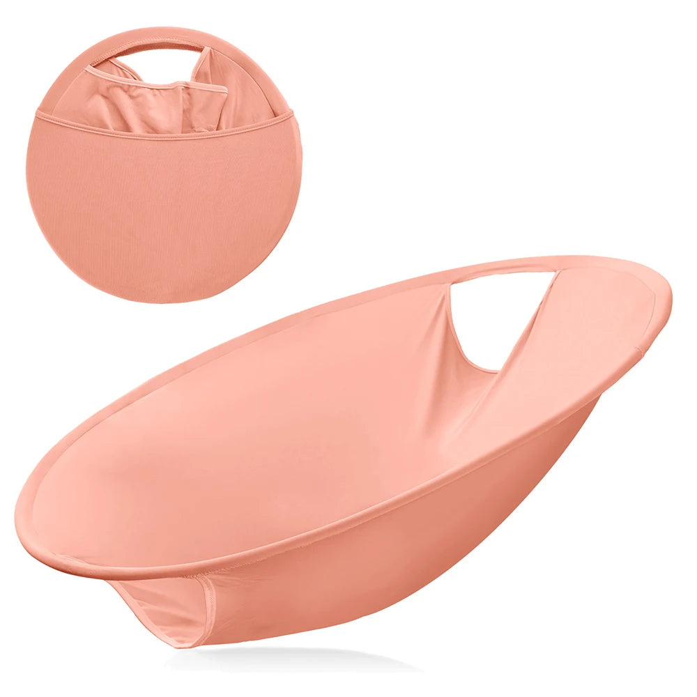 Foldable laundry hamper by eprolo, portable dirty clothes basket with handles for easy transport and storage.