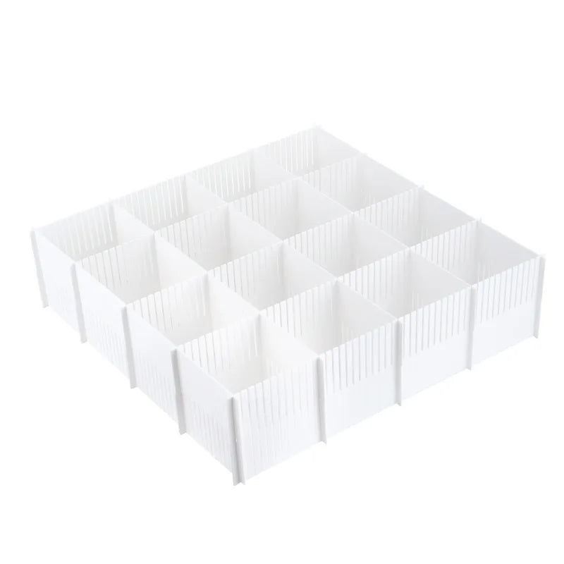 5Pcs Adjustable Drawer Divider DIY Storage Shelves Organizer