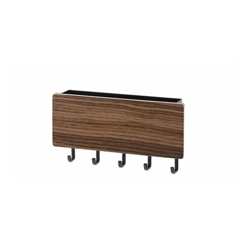 Wall Hanging Bamboo Key Hanger Holder Wall Organizer Rectangle Key Rack