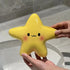 Cute star-shaped toothbrush holder by eprolo, freestanding bathroom organizer with multiple compartments for toothbrushes and accessories.