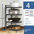 Kitchen Shelf Space-saving Kitchenware Storage Rack Adjustable Pot Rack