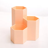 Eprolo multi-functional frosted honeycomb pen holder with large capacity for organizing pens and stationery on a desk.