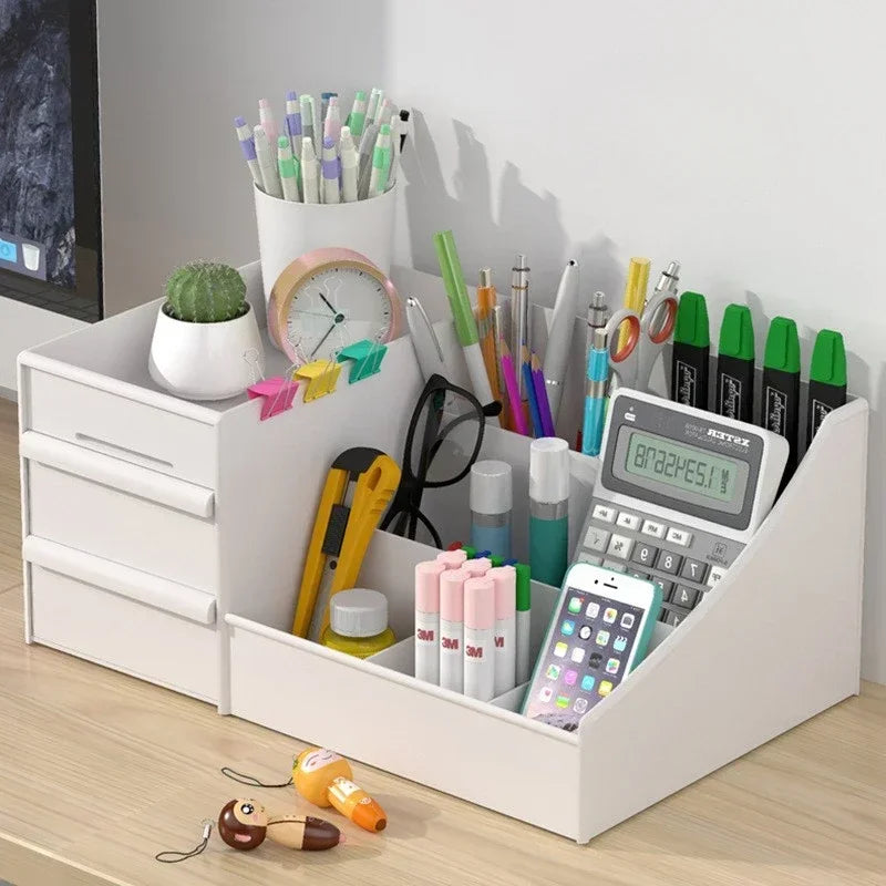 Plastic Drawer Makeup Storage Box Dormitory Finishing Shelf