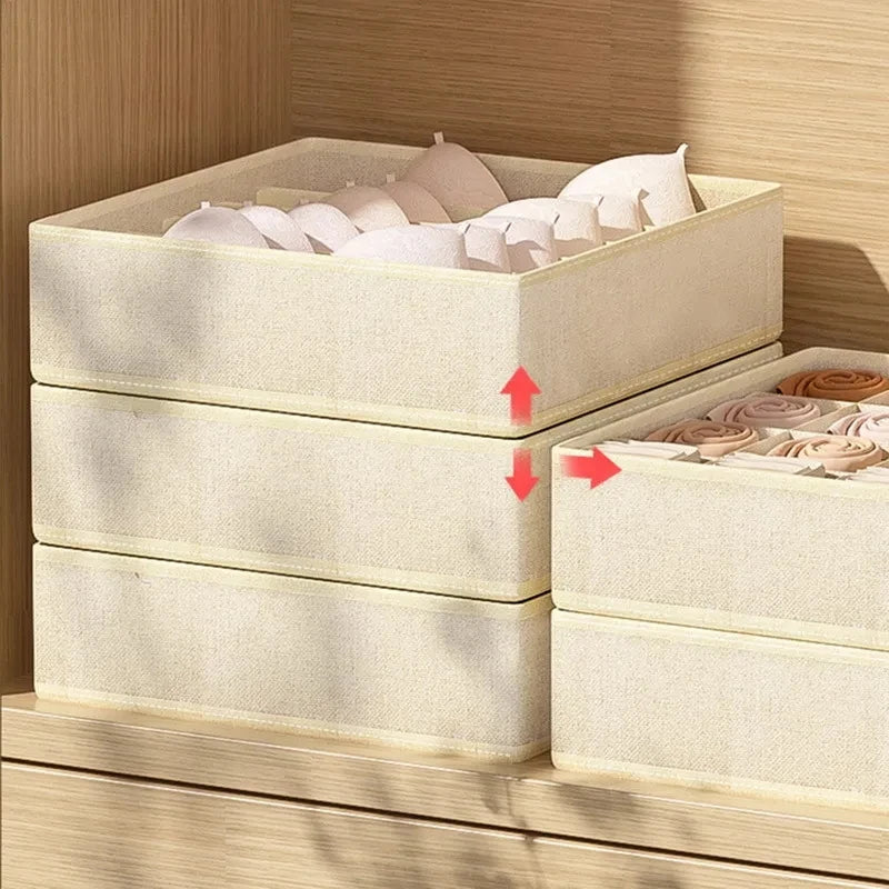 Underwear Organizer Bra Storage Box Panties Socks Storage Boxes