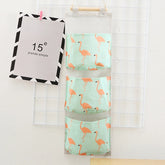eprolo dormitory wall hanging storage bag with three pockets for organizing small items in home or dorm rooms