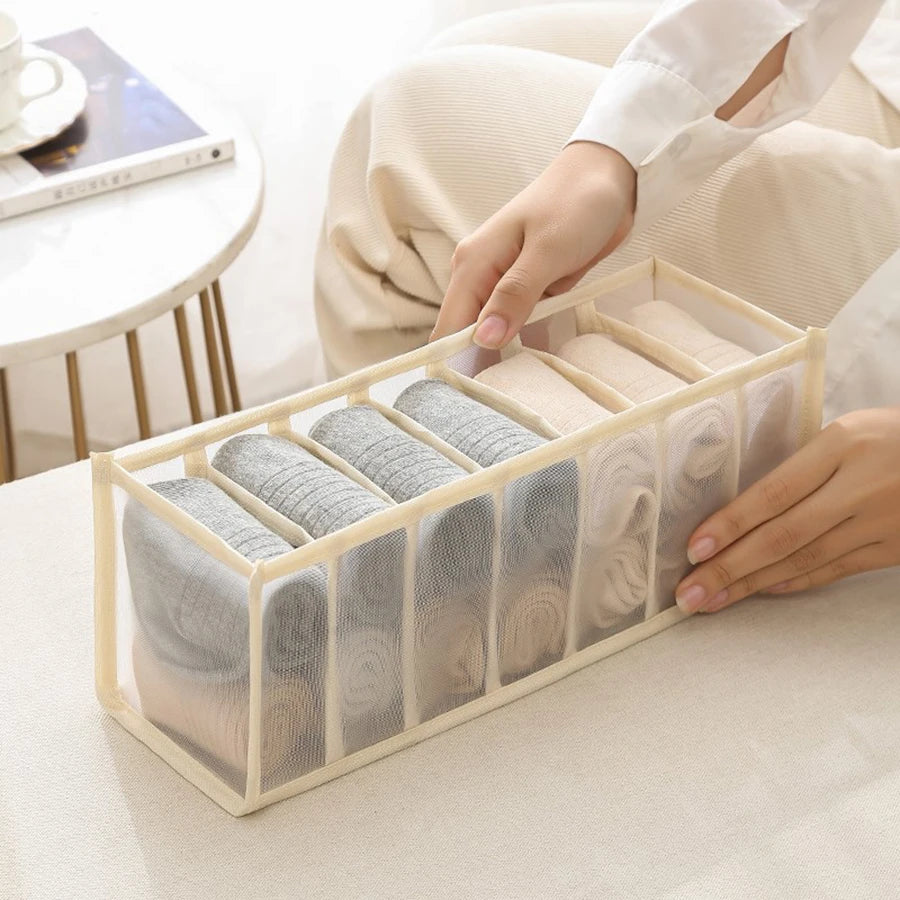 House Storage Box Nylon Mesh Baby Hive Drawers Organizer Cabinet