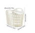 Modern foldable laundry basket by eprolo, portable and multifunctional storage basket for organizing clothes and household items.