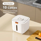 eprolo insect-proof, moisture-proof rice storage jar with sealed lid, kitchen container for grains and rice, durable plastic design
