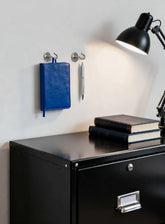 Strong neodymium magnetic hooks from Easy Home Order, showing durable metal hooks attached to powerful magnetic discs.