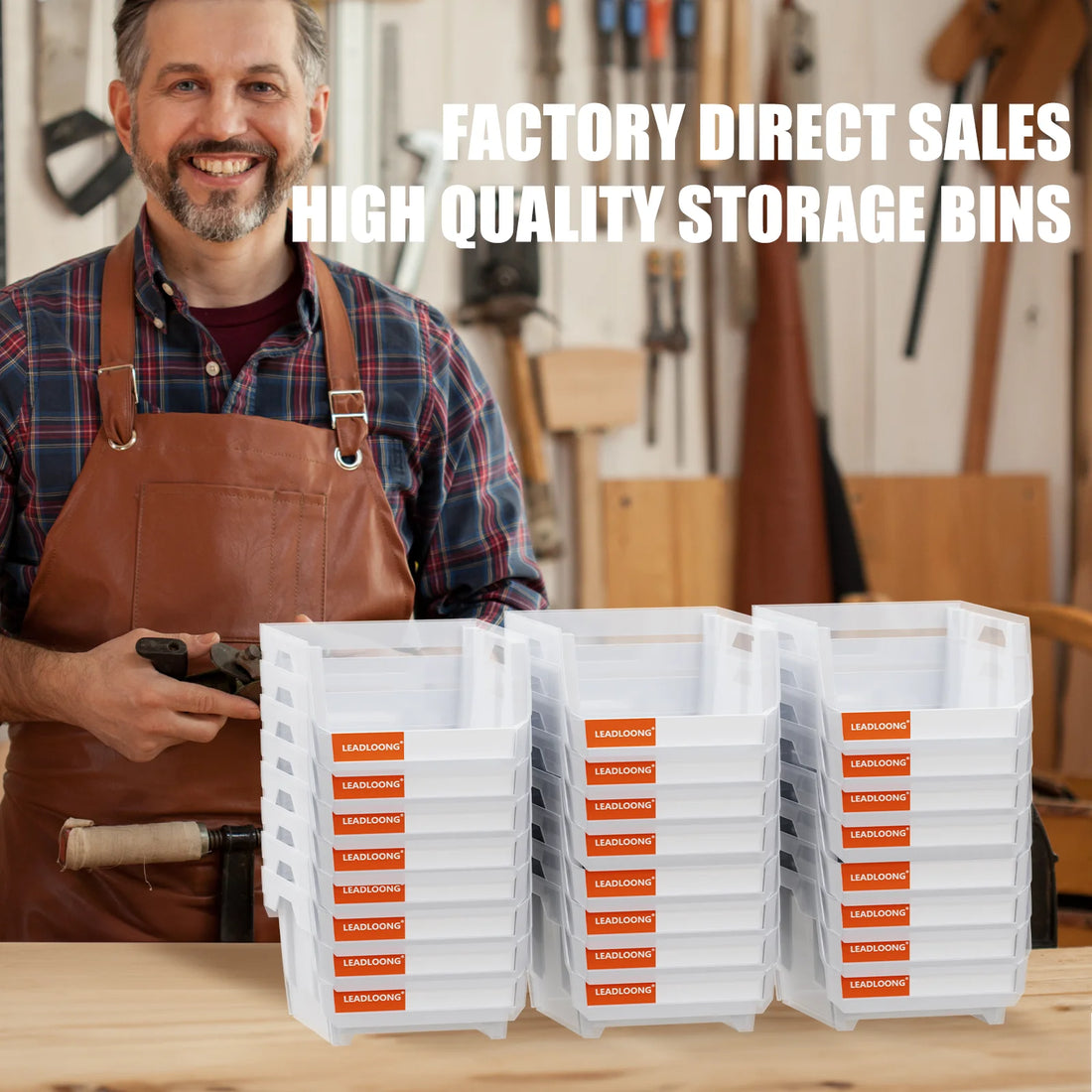 Transparent Parts Bin 6/24pcs 13.5x10.5x7.6cm/5x4*3inch Classified Storage Box