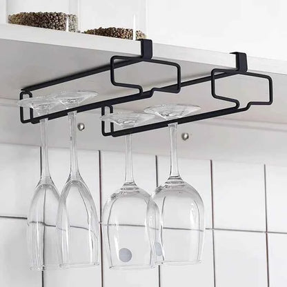 Hanging Red Wine Glass Storage Rack, Home High Footed Cup Storage Rack