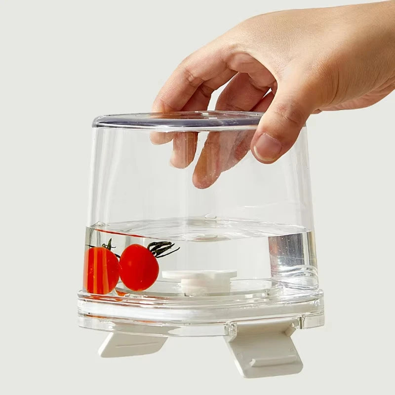 Eprolo plastic vacuum sealed tank for electric coffee storage with airtight lid and transparent body for fresh coffee preservation