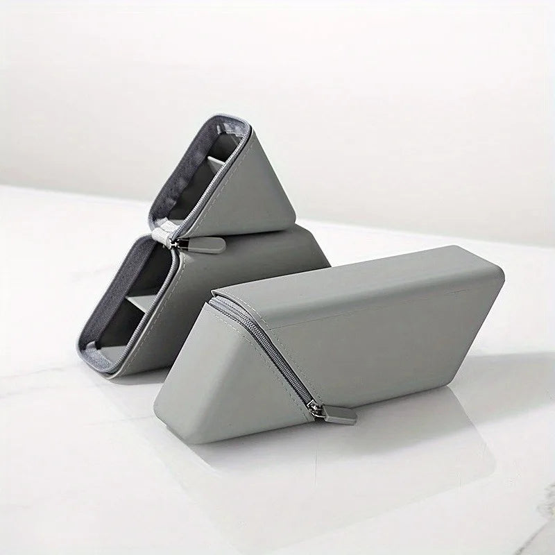 Foldable Silicone Pen Holder-Large Capacity Expandable Pencil Cup for Desk