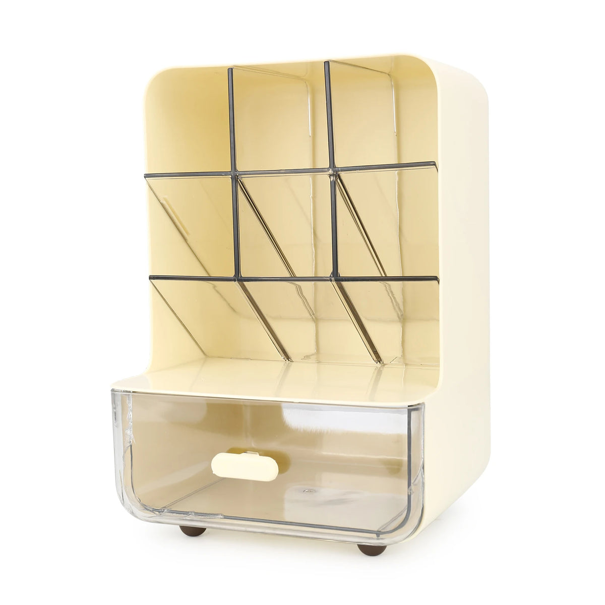 eprolo large-capacity oblique pen holder desk organizer for stationery storage with multiple compartments