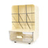 eprolo large-capacity oblique pen holder desk organizer for stationery storage with multiple compartments