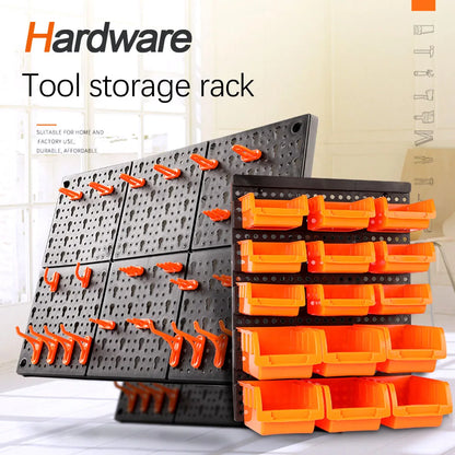 Garage Wall Organization Bins Hanging Wall Mount Board Tool Storage
