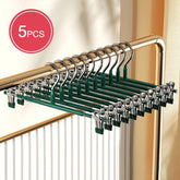 eprolo stainless steel wardrobe clothes drying rack with skirt clips, seamless design for home laundry and garment drying.