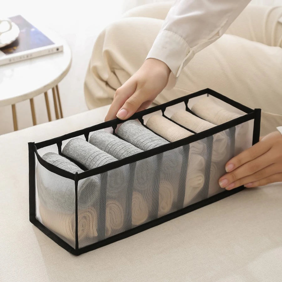 House Storage Box Nylon Mesh Baby Hive Drawers Organizer Cabinet