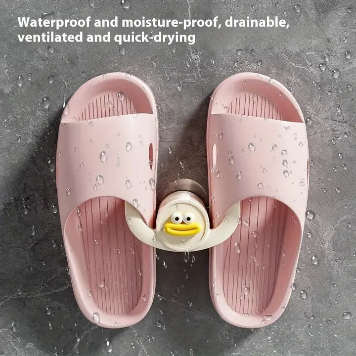 1Pc Cartoon Slippers Hook Bathroom Slipper Rack Shower Storage Organizer