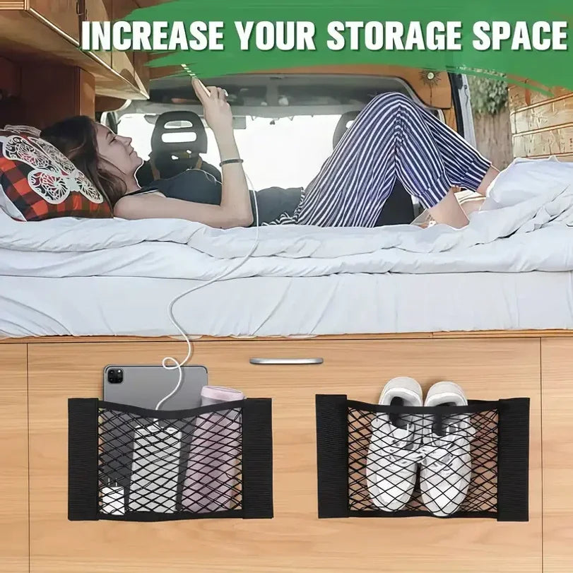 Cabinet Door Storage Bags Mesh Garbage Dispenser Sundries Bag Net