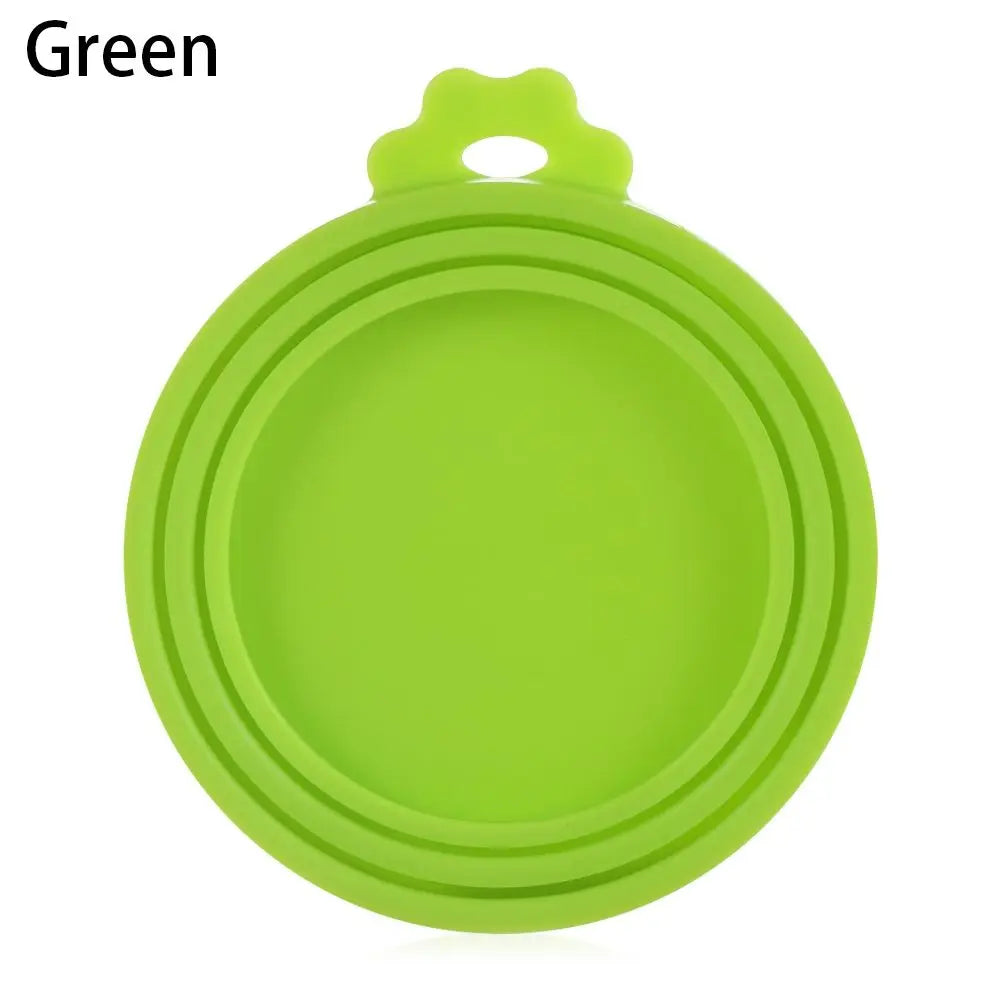 3 In 1 Silicone Canned Lid Reusable Food Tin Cover Keep Fresh Kitchen Organization