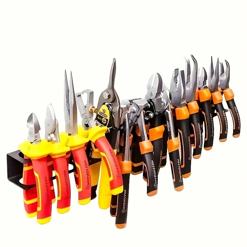 Metal Heavy-Duty Metal Wall-Mounted Tool Organizer with Pre-Drilled Holes