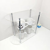 Eprolo Ins Style acrylic storage rack with decorative desktop organizer and shelf for home or office use.