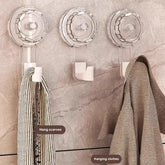 eprolo powerful suction cup hooks for heavy-duty robes and towels, traceless design with strong hold on smooth surfaces.