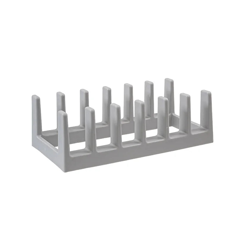 Multifunctional Pot Lid & Dish Rack - Plastic Kitchen Organizer, Storage Holder