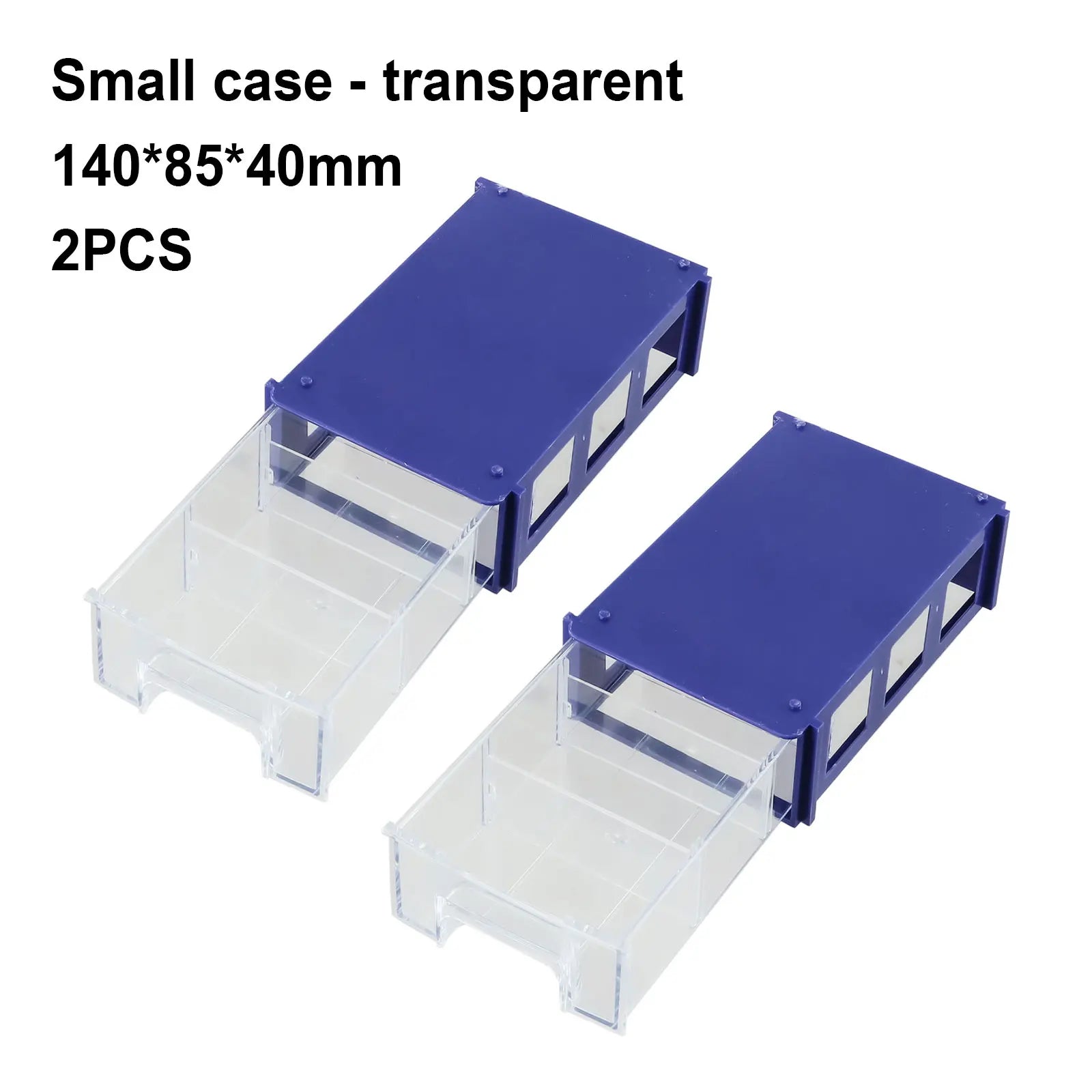 Stackable Plastic Hardware Parts Storage Boxes Component Screws Toolbox