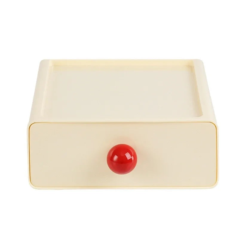 Dopamine Desk Organizer Box Stackable Dust-proof Desktop Storage Boxes