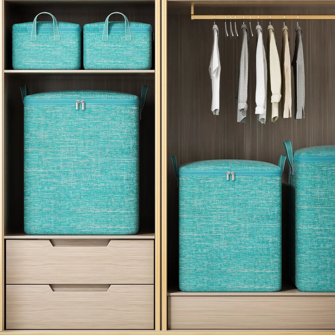 1PC foldable quilt storage bag Large capacity clothing blanket storage bag