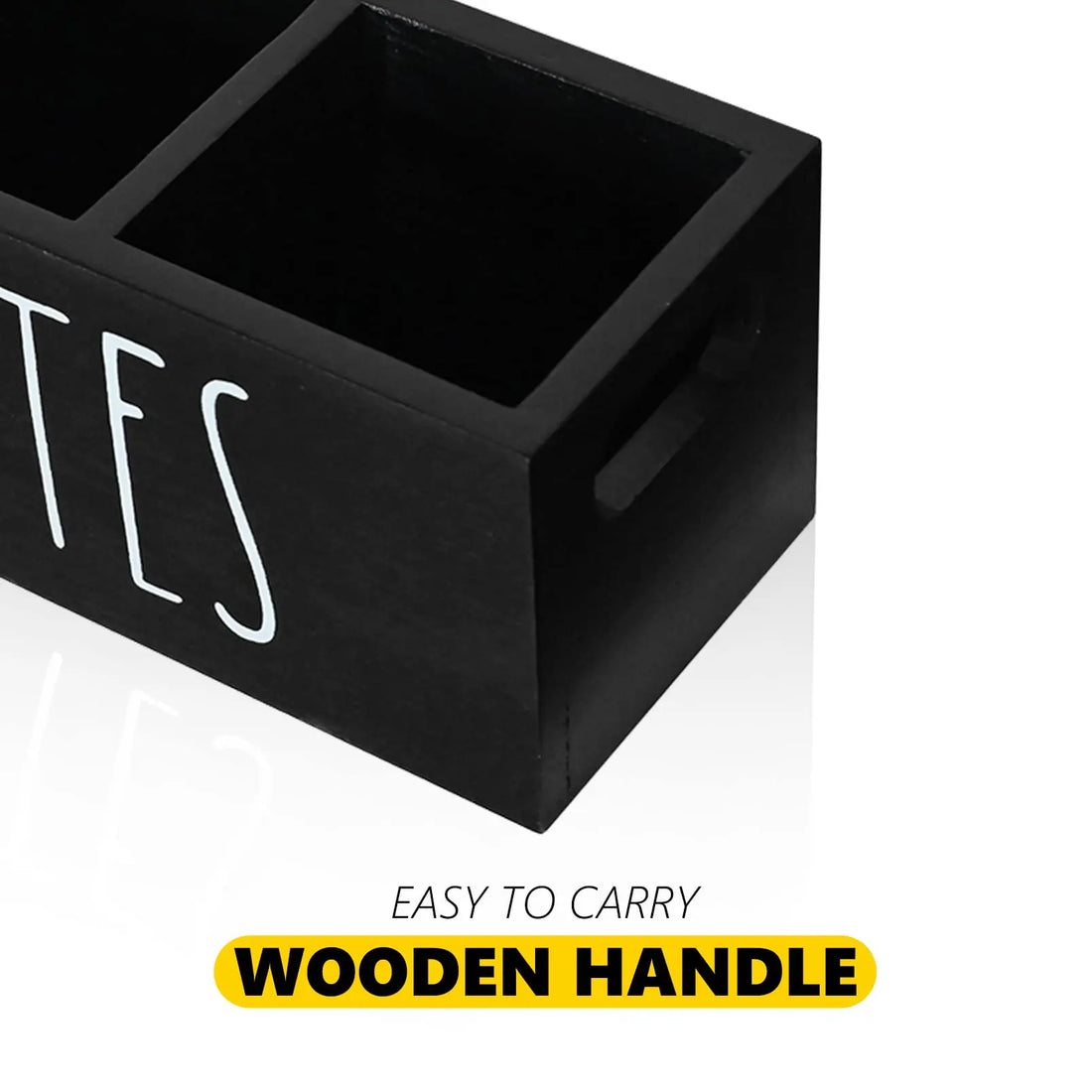 Wooden Organizer for Remote Controls Stationery  for Living Room