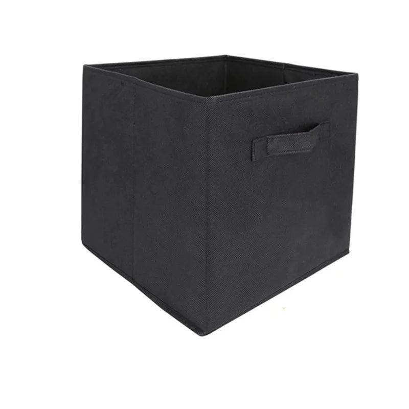 Cube Non Woven Fabric Storage Bin Collapsible Storage Box Home Supplies