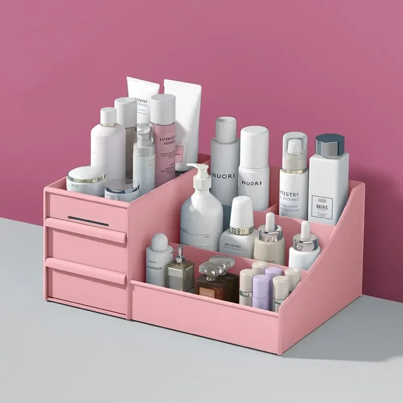 Plastic Drawer Makeup Storage Box Dormitory Finishing Shelf