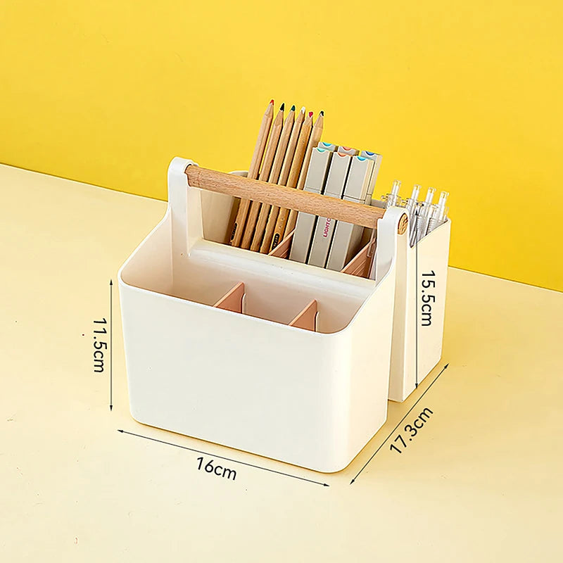 Large Multifunctional Storage Holder School Office Portable Pen Holder